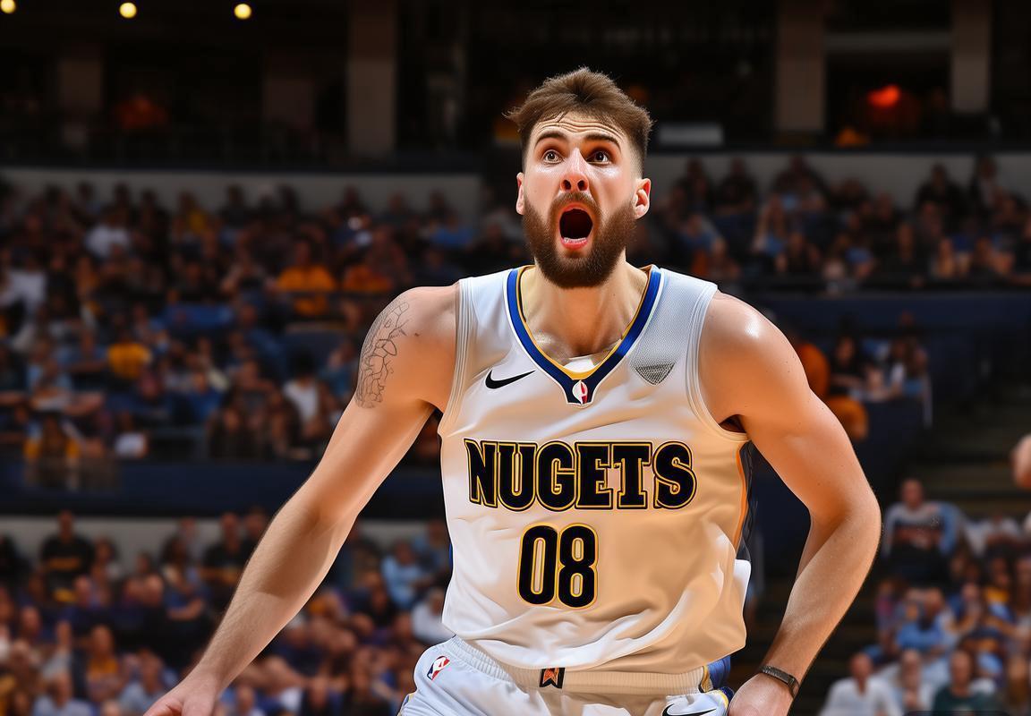 丹佛掘金队大胜太阳，尼古拉·约基奇准三双数据引领团队火力全开，成功避免连败